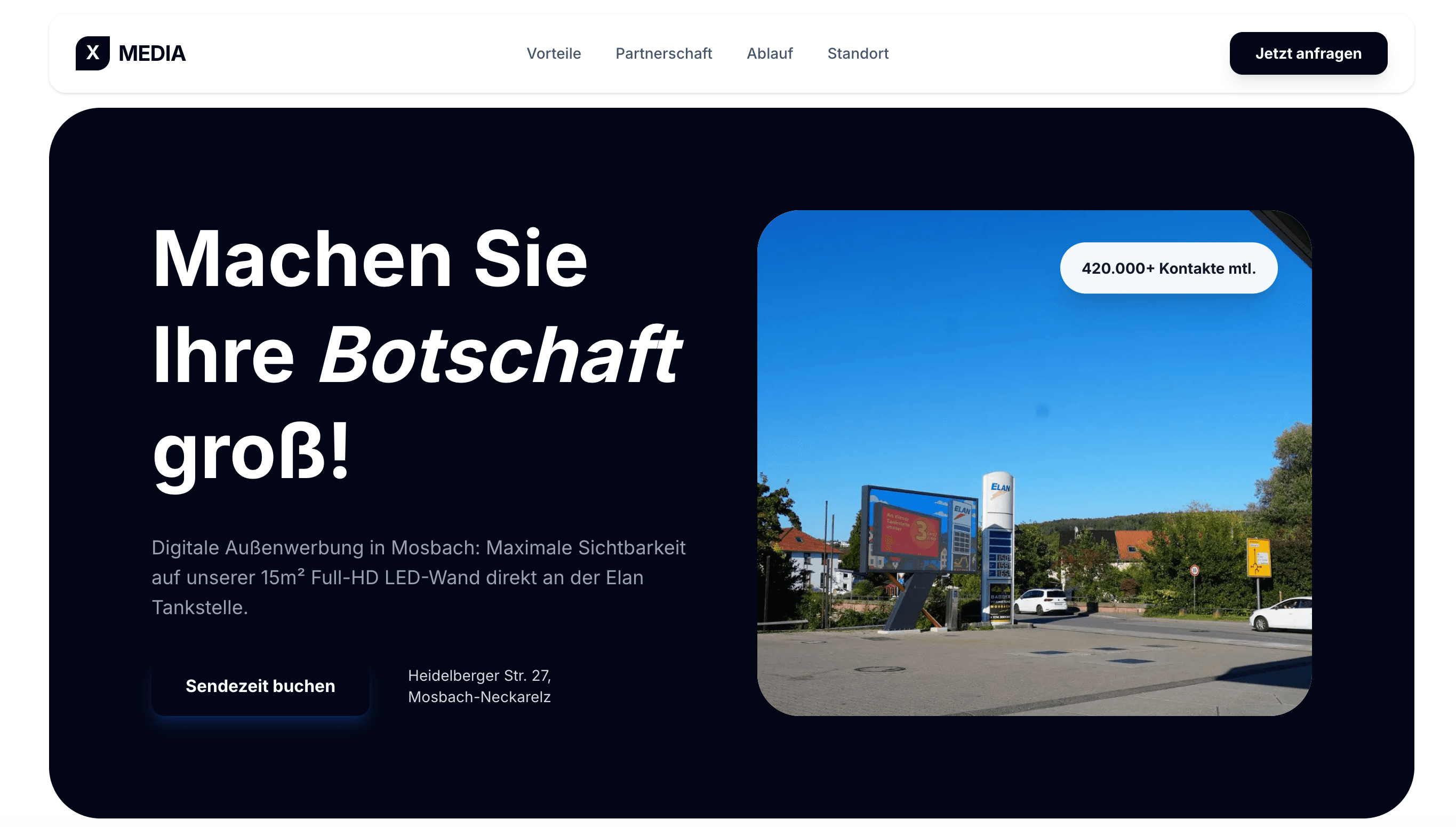X Media – Webdesign Referenz von Nexanum